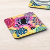 Surf de grenouille chaude Boho dessous de verre ps (Côté gauche)