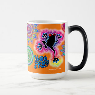 Surf de grenouille chaude qui transforme la tasse 