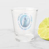 Surf de Rand Shot Glas (Achterkant)