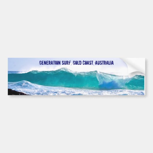 Surf-decal genereren bumpersticker (Voorkant)