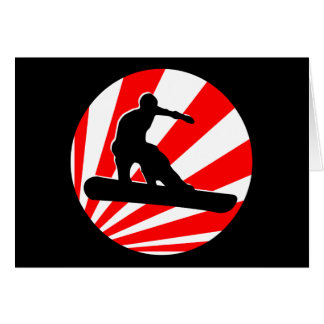 surf des neiges : rayons rouges