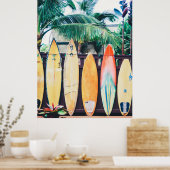 Surf d'Oahu | Poster (Cuisine)