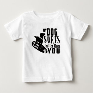 Surf Dogs Hawaii Gauntlet Baby Tee Shirt