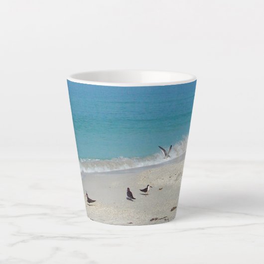 Surf du matin Latte Mug (Devant)
