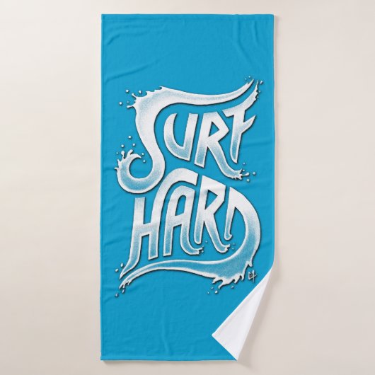 Surf dur (Serviette de bain)