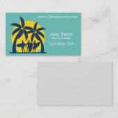 Surf école de surf professeur carte de visite (Devant / Derrière)