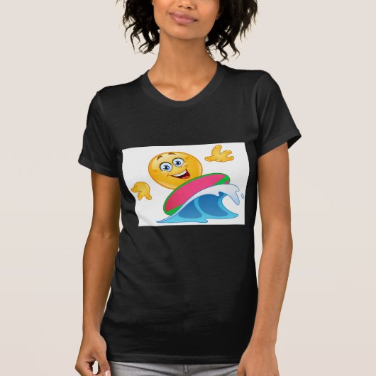 surf emoji t-shirt (Voorkant)