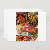 Surf en turf briefkaart (Voorkant / Achterkant)