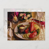 Surf en turf briefkaart (Voorkant / Achterkant)