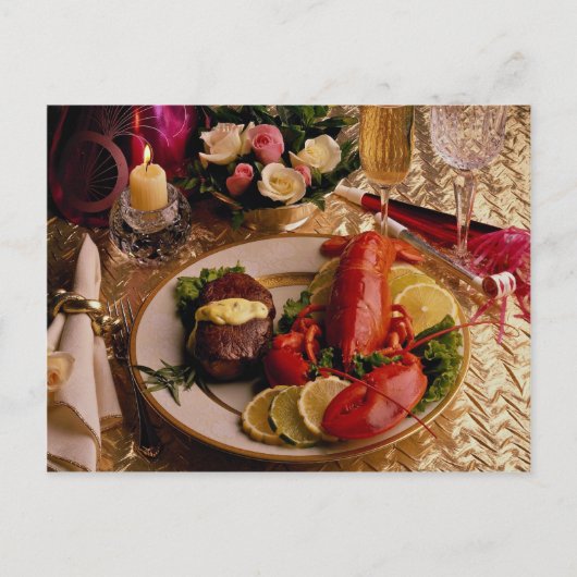 Surf en turf briefkaart (Voorkant)