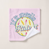 Surf été s'il gonfle le surf (Gant de toilette)