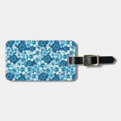 Surf Floral Hibiscus Pattern Bagagelabel (Voorkant horizontaal)