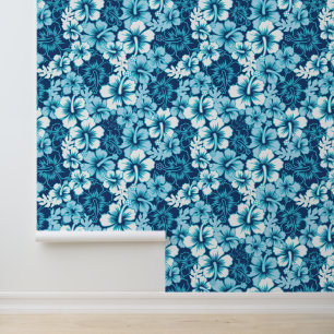 Surf Floral Hibiscus Pattern Behang