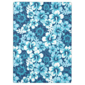 Surf Floral Hibiscus Pattern Klembord (Achterkant)