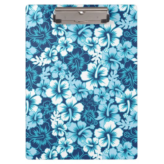 Surf Floral Hibiscus Pattern Klembord (Voorkant)