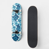 Surf Floral Hibiscus Pattern Skateboard (Voorkant)