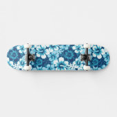 Surf Floral Hibiscus Pattern Skateboard (Horizontaal)
