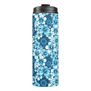 Surf Floral Hibiscus Pattern Thermosbeker