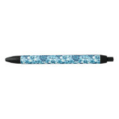 Surf Floral Hibiscus Pattern Zwarte Inkt Pen (Voorkant)