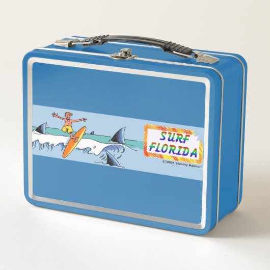 Surf Florida lunchbox bleu (Devant)