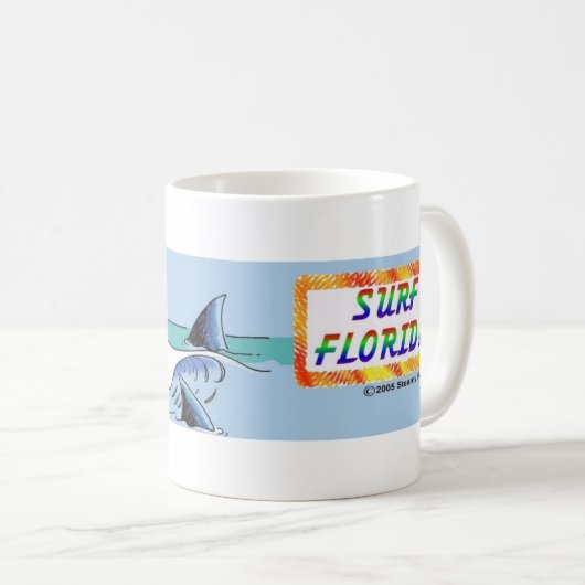 Surf Floride mug (Devant droit)