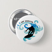 Surf genereren ronde button 5,7 cm (Voorkant /achterkant)