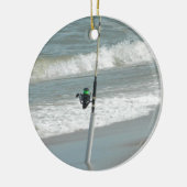 Surf Gevist Keramisch Ornament (Links)