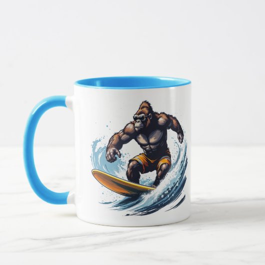 Surf Gorilla Mug (Gauche)