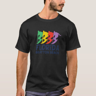 Surf Grayton Beach Fl Surfer Grayton Beach Vintage T-shirt