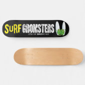 Surf Gromsters volledig zwart Skateboard (Horizontaal)