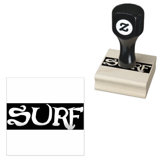 Surf gros tampon en caoutchouc avec poignée (Tamponné)