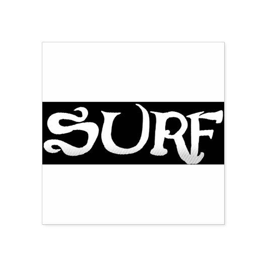 Surf gros tampon en caoutchouc avec poignée (Impression)