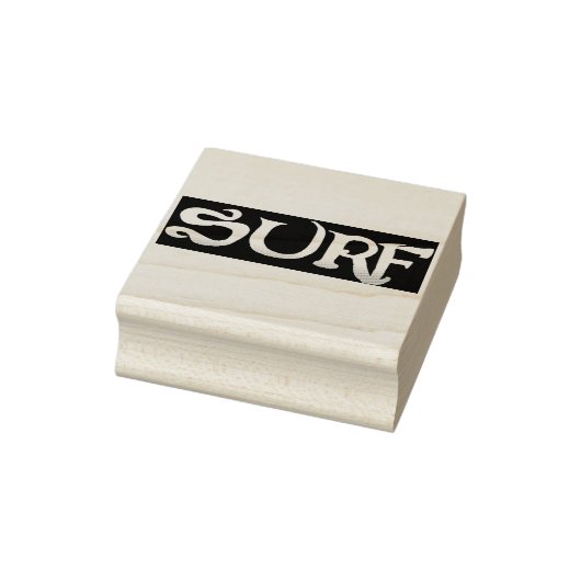 Surf grote rubberen stempel geen handvat (Stempel)