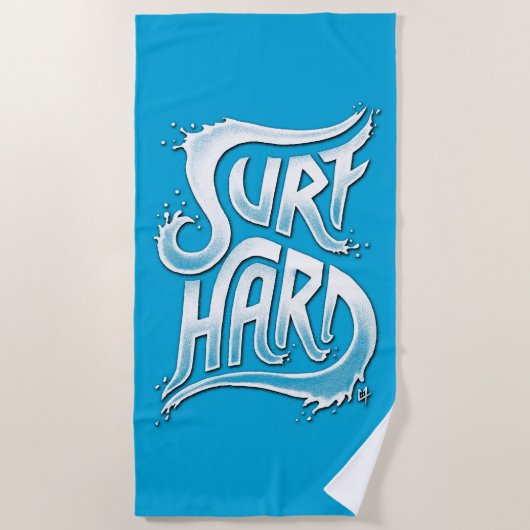 Surf Hard Strandlaken (Voorkant)