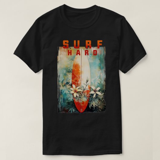 Surf Hard T-shirt (Design voorkant)