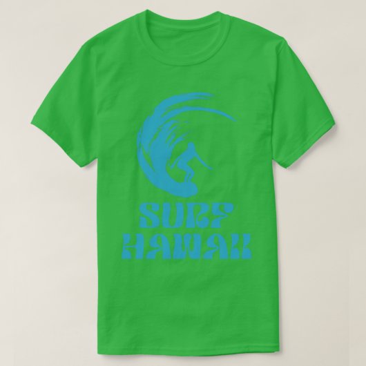 Surf Hawaii Blue Ocean TShirt (Design devant)