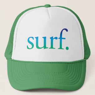 surf het Blauwe en Groene Strand Surfe Tropische Trucker Pet