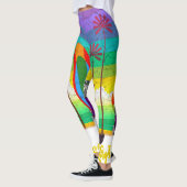 Surf Hippie coloré Leggings (Gauche)