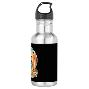 Surf Hound Retro Strand Zomer Waterfles