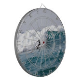 Surf in Hawaï! Dartbord (Voorkant Links)