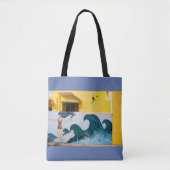 Surf in Mahabalipuram Tote Bag (Voorkant)