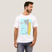 Surf Instructor Shark T-shirt (Voorkant volledig)