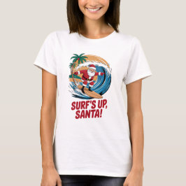 Surf is kerstmis t-shirt