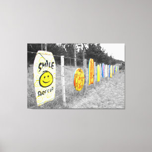 SURF IS OMHOOG! 32x48 Canvas Afdruk