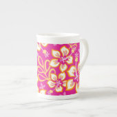 Surf JUNGLE (COMBO ROSE) BONE CHINA MUG (Devant droit)