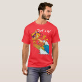 Surf Kat T-shirt (Voorkant volledig)
