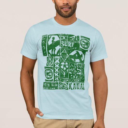 Surf Kauai T-shirt (Voorkant)