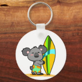 Surf Koala Beer Sleutelhanger (Voorkant)