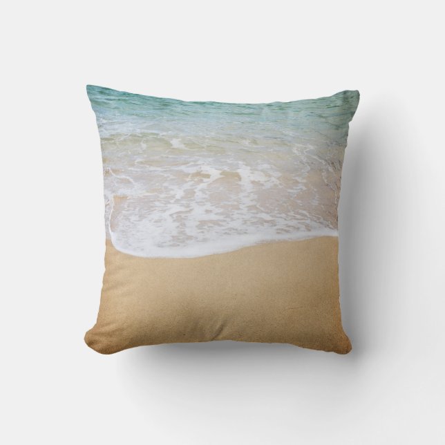 Surf komt overeen met het Zand Tropical Island Sie Kussen (Voorkant)