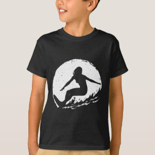 Surf Kunst Voor Vrouwen Meisjes Strand Surfer Hawa T-shirt